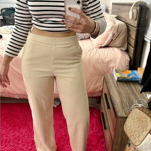 CREAM CORDUROY TROUSERS 🍦✨